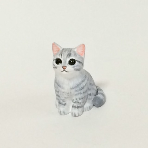 猫　サーフィン　サバトラ　とら猫　サーファー猫　夏　日本画　絵画　原画　海 猫 サーフィン サバトラ とら猫 サーファー猫 夏 日本画 絵画