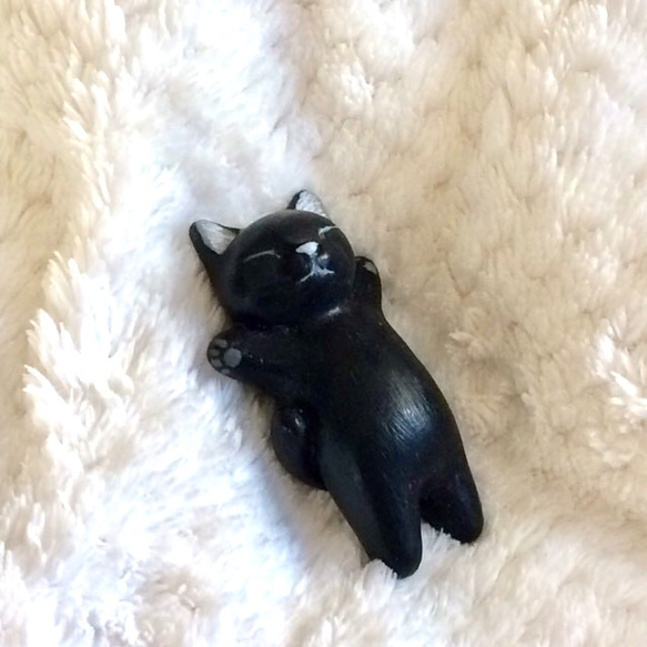 黒猫の爆睡子猫　 5枚目の画像