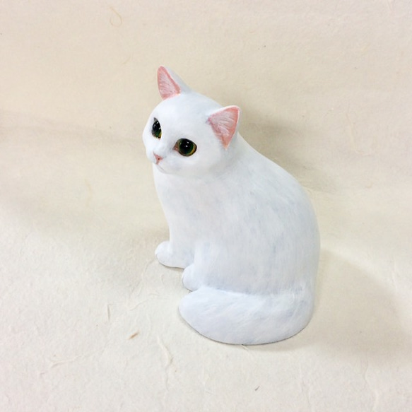 白猫の置物 7枚目の画像