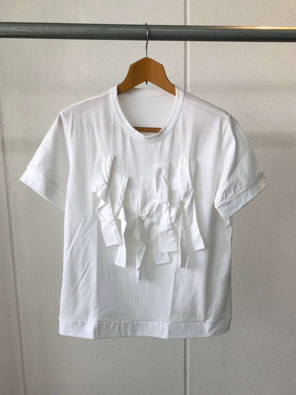 (受注生産)ランダムタブ付きTシャツ☆白☆