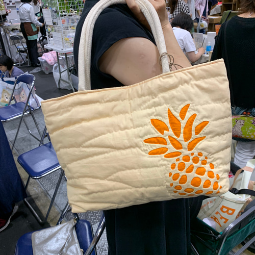 ハワイアンキルトパイナップル柄バッグ ショルダーバッグ aloha