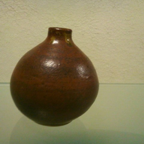 ♥小さな 美濃焼 志野 花器 花瓶 一輪挿し 茶入れ 骨董品 ♥小さな