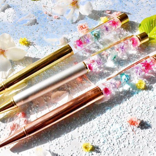 ハーバリウムボールペン 人気の新色 ペン・筆記用具 nijiirofactory