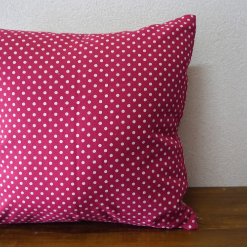 クッションカバー☆気球と外国の街並み＆ポップな水玉柄  