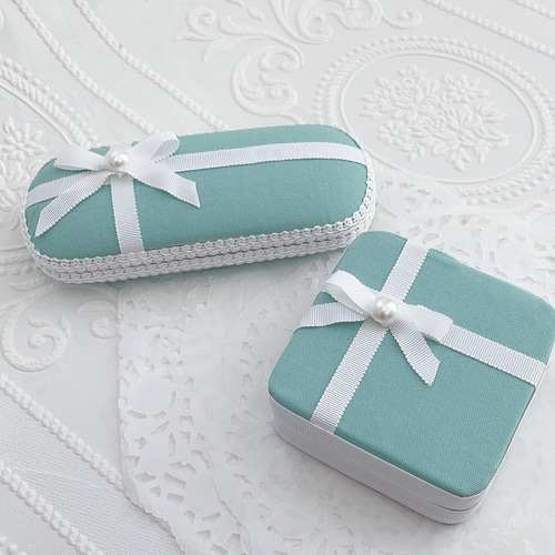 メガネケース&ジュエリーボックス♡ティファニーブルー その他