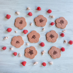 かなざわハイカラ クッキー　紅酒粕とラズベリー3枚入 3枚目の画像