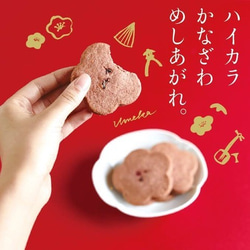 かなざわハイカラ クッキー　紅酒粕とラズベリー3枚入 4枚目の画像