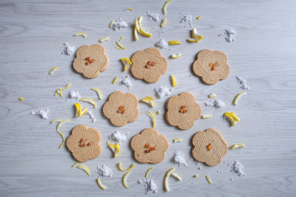 かなざわハイカラ クッキー　能登塩とゆず3枚入 3枚目の画像