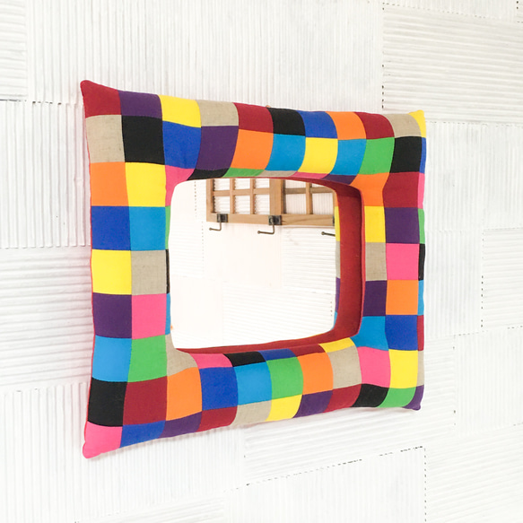 wall mirror 9go  3×3 patchwork Ⓜ︎ 2枚目の画像