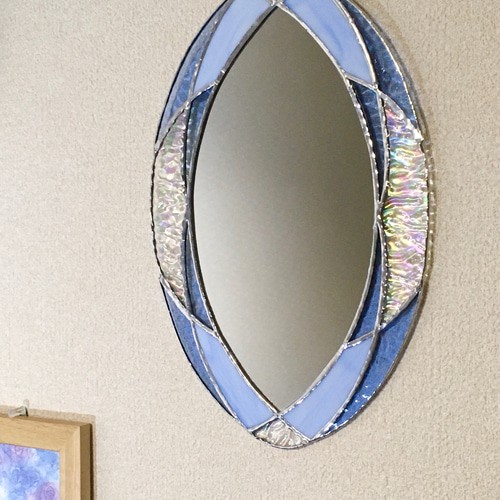 ステンドグラス 壁掛けミラー ドレッサー・ミラー・鏡台 Glass Studio