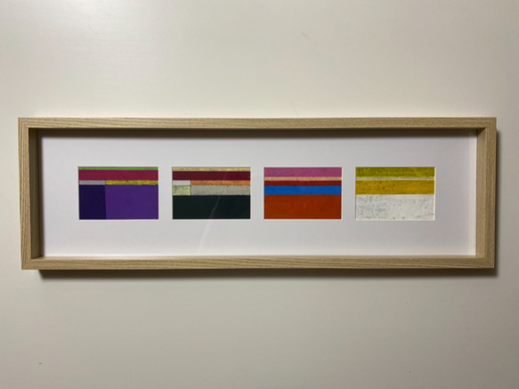 絵画 「コンポジション（2）」シェイク・アフザル 作