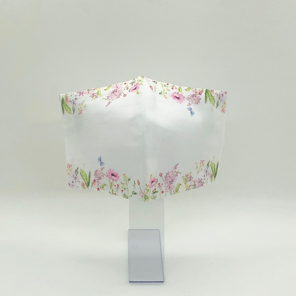 【通気性◎】デザイン立体マスクさらさらタイプ　花飾り5枚セット 6枚目の画像