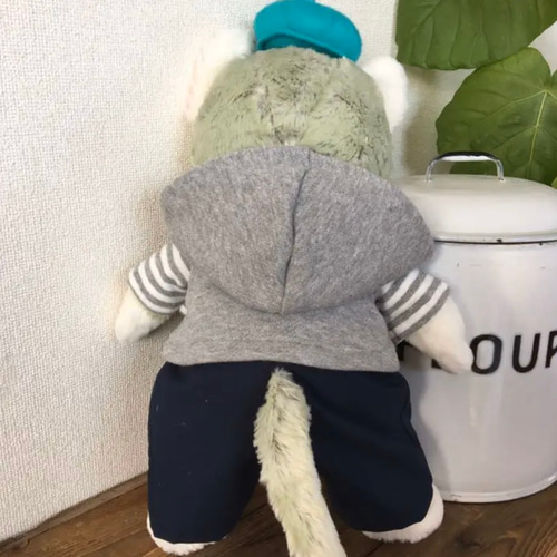 ジェラトーニ Sサイズ 服 ハンドメイド コスチューム ぬいぐるみ ゆき