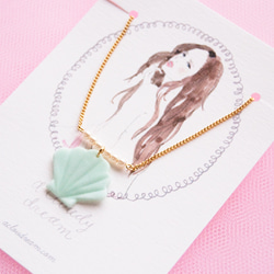 candy necklace shell+pearl large MINT 1枚目の画像