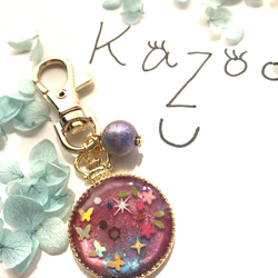 kazoo 桜吹雪のキーホルダー 3枚目の画像