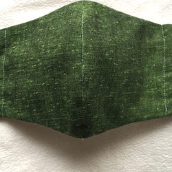 【送料無料】立体布マスク 遠州綿紬（遠州木綿）、オーガニックダブルガーゼ 3枚目の画像