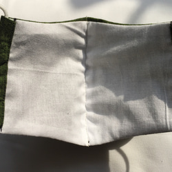 【送料無料】立体布マスク 遠州綿紬（遠州木綿）、和晒 4枚目の画像
