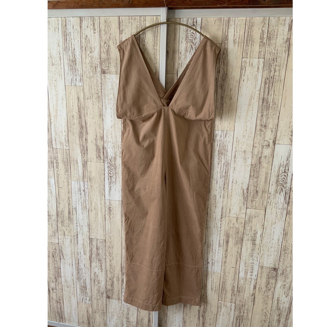 コールテンサロペット(ピンクベージュ)