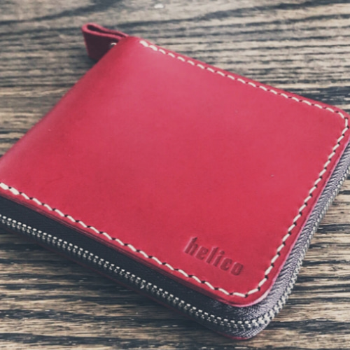 Helicoシュクル　ペンケース 受注制作 】シュクル4本差しペンケース（ラウンドファスナー