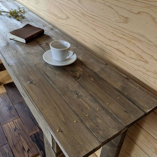 アンティーク風長机＊幅170cm＊デスク＊カウンターテーブル＊作業台