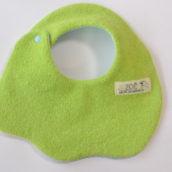 baby bib pompon green yellow green 4枚目の画像