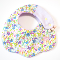 baby bib PUMPKIN LIBERTY mauve 2枚目の画像