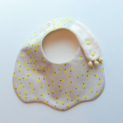 嬰兒圍嘴絨球PUMPKIN MUDDY黃色 第2張的照片