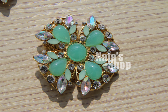 【Natas】クロスブローチ・Vintage Cross Brooch 2枚目の画像