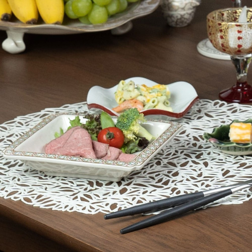 【未使用・欠け有】京焼 清水焼 陶あん 銘々皿 小皿 絵変 6枚 未使用・欠け有】京焼 清水焼 陶あん 銘々皿 小皿 絵変 6枚