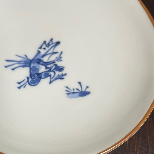 鳥獣戯画3寸皿 うさぎとカエル 京焼 小皿 松斎窯 通販 13076586