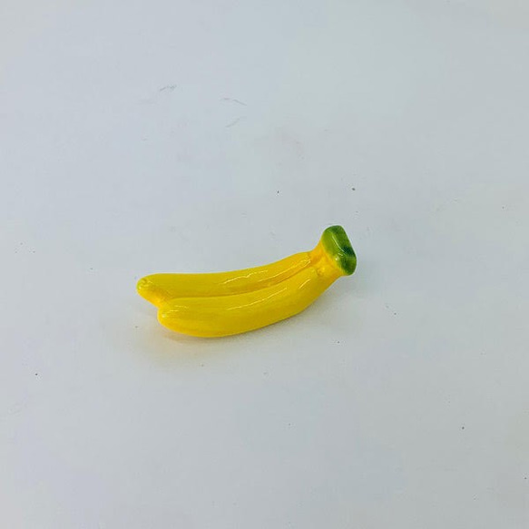 野菜果物箸置き バナナ 京焼 3枚目の画像