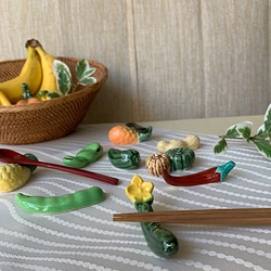 [6件套]京都夏季蔬菜水果筷架☆選擇你最喜歡的組合♪ 第1張的照片