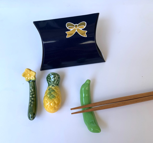 [6件套]京都夏季蔬菜水果筷架☆選擇你最喜歡的組合♪ 第6張的照片