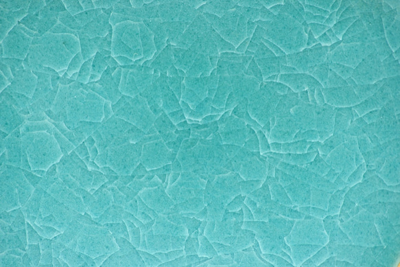 菓子皿（銘々皿）　亀甲貫入釉　ブルー×金彩　サイズL 5枚目の画像