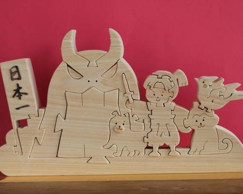 いざ鬼ヶ島へ！！桃太郎の組み木 その他置物 kirikabu 通販 2125253
