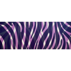 注染手ぬぐい 【しましま】紫×グレー ゼブラ×ゼブラ 喜多屋商店 てぬぐい 動物 シマウマ  ZEBRA 日本製 アニ 3枚目の画像