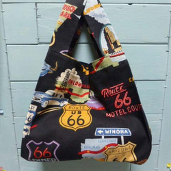 USAコットン アレキサンダー ヘンリーのプリント生地 □エコバッグ  