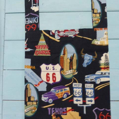 USAコットン アレキサンダー ヘンリーのプリント生地 □エコバッグ  