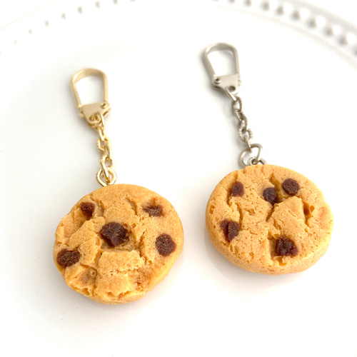 ディズニースイーツ食べ物チョコクッキーストラップキーホルダーフィギュア 人気！チョコチップクッキー キーホルダー 食品サンプル