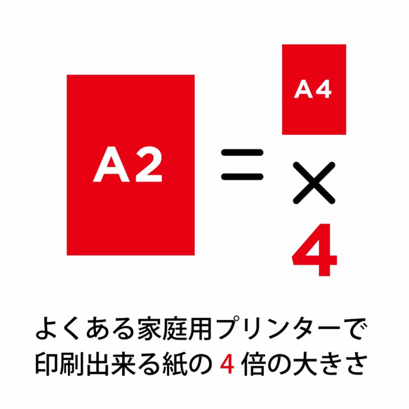 【A2サイズ】飲食店テイクアウト販促用【防水ポスター 42×59cm】シンプル・白 2枚目の画像