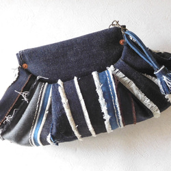 Patchwork Denim Clutch Bag 06 3枚目の画像