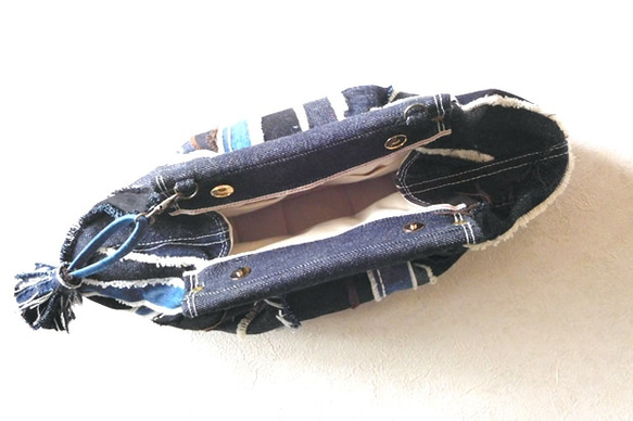 Patchwork Denim Clutch Bag 06 5枚目の画像