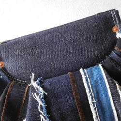 Patchwork Denim Clutch Bag 06 6枚目の画像