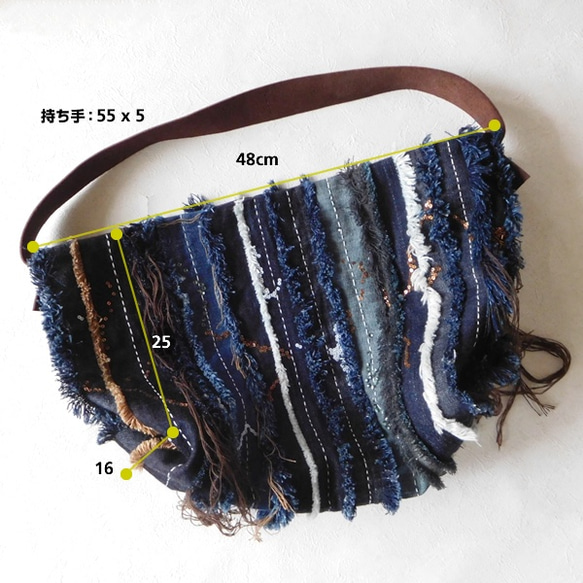 C様 専用ページ｜Patchwork Denim Bag No.14 8枚目の画像