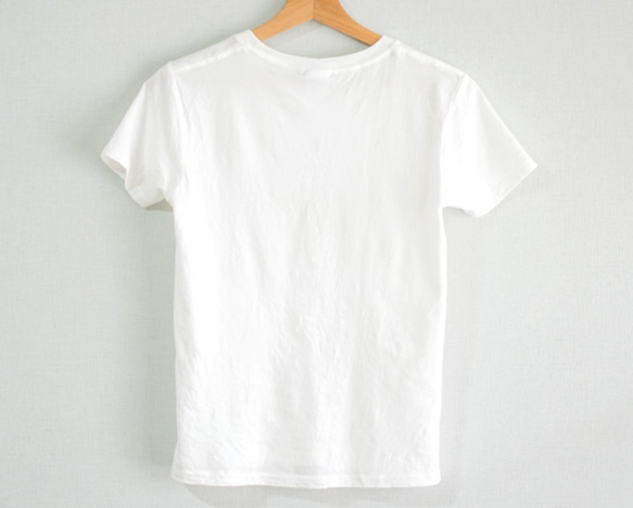 ネコぱん夏のレモンタルトTシャツ　ホワイト　レディース　Lサイズ 8枚目の画像