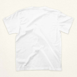 カヌレとネコぱんのTシャツ ホワイト 白 レディースMサイズ【短期発送】 7枚目の画像