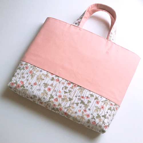 Libartyリバティ＊レッスンバッグ＊ジョセフィンズガーデンピンク  