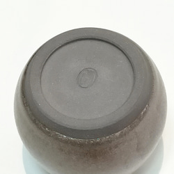 結晶釉 ミニ花瓶  (丸形) 4枚目の画像