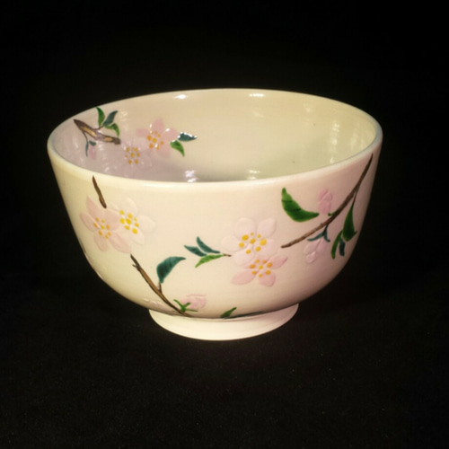 色絵桃花柄 ご飯茶碗 フリーボウル 茶碗・めし碗 うつわ暮らし 通販