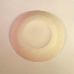 【送料無料】ビオラ 豆皿　(黄×紫) パンジー 2枚目の画像